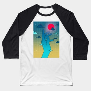 hand synthwave vaporwave Baseball T-Shirt